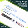SAPLIZE Cross Cord Golf Grips Set of 13 Grips with Tape or Full Regripping Kit, Std/Mid/Jumbo, Low Taper Design, Multi-compound Hybrid, Anti-Slip Golf Club Grips, CL03 Series, Standard, White view 3