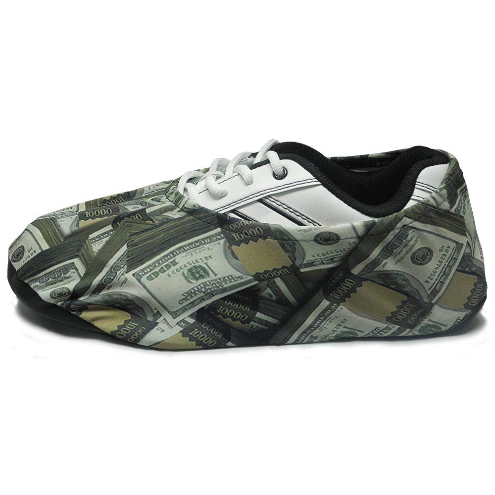 bowlingball.com Premium Bowling Shoe Protector Covers (Medium: Fits Womens Size 4-12, Mens Size 6-10, Money)