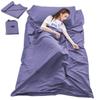 Mannice Sleeping Bag Liner,Travel and Camping Sheet Sleep Bag Sack Lightweight Warm Roomy for Double 2 Person Camping,Travel, Youth Hostels, Picnic 63 x 82.7inch view 1