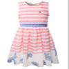 Bonny Billy Girls' School Dress Fashion Floral Pared Clothing for Teen Size 8 Pink view 1