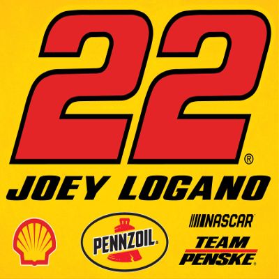 R and R Imports, Inc Joey Logano Number 22 Rectangle Magnet