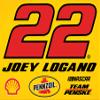 R and R Imports, Inc Joey Logano Number 22 Rectangle Magnet view 1