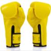 Fairtex BGV14 Muay Thai Boxing Microfibre Gloves for Men, Women, Kids | MMA Gloves, Kickboxing, Gym, Workout | Premium Quality, Light Weight & Shock Absorbent Boxing Gloves- (Yellow/16oz) view 2