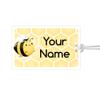 Kids Labels Durable Large Luggage & Bag Tag Bee Design view 1