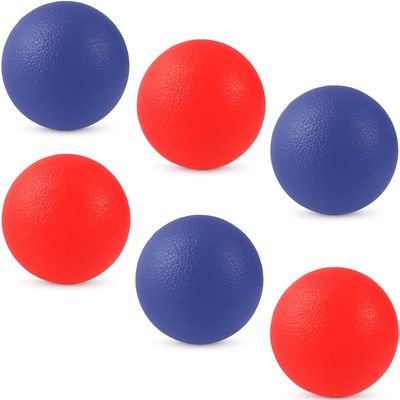 Liberty Imports 6 PCS Replacement Trackball Sport Chuck and Catch Ball Lacrosse Plastic Lightweight Balls Toy for Classic Outdoor Launch Games