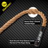 GSE Games & Sports Expert Gym Sisal Climbing Rope, Heavy Workout Rope for Indoor/Outdoor Workouts, Great for Climbing Exercises, Strength Training - 20 Feet view 3