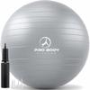 ProBody Pilates Exercise Ball - Multiple Sizes Gym Grade Balance Ball for Fitness, Yoga, Workout, Pregnancy & Physical Therapy (Silver, 85 cm) view 1
