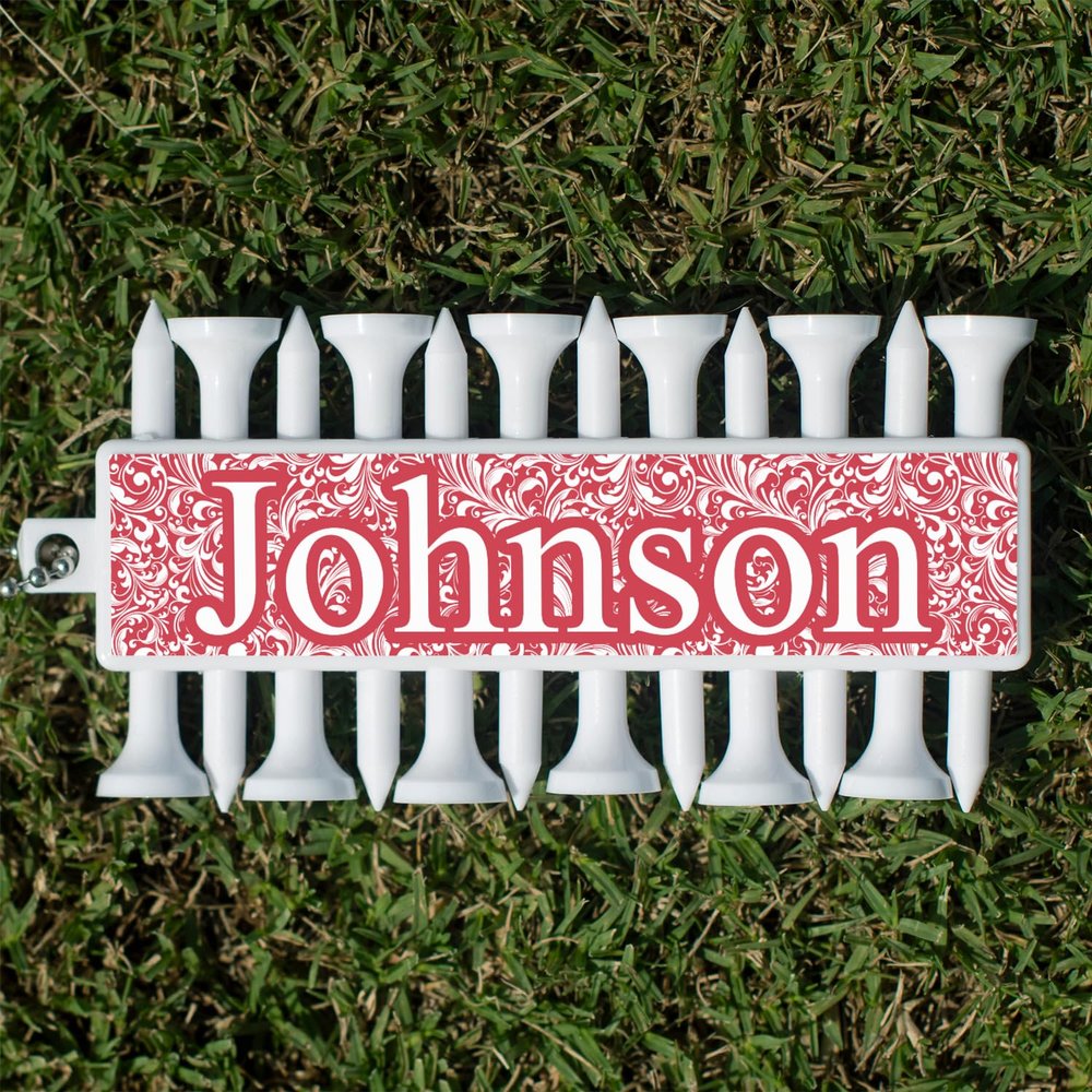 YouCustomizeIt Personalized Swirl Golf Tees & Ball Markers Set
