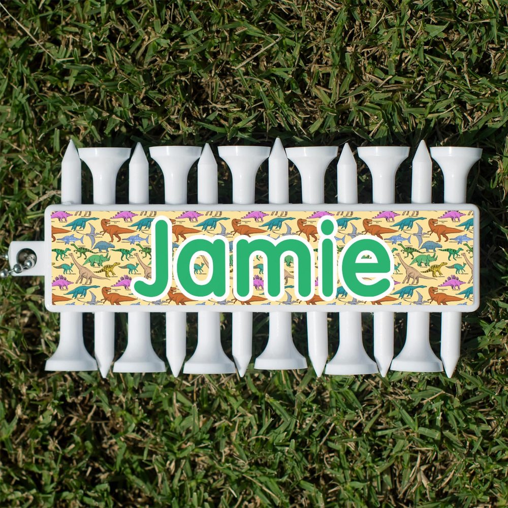 YouCustomizeIt Personalized Dinosaurs Golf Tees & Ball Markers Set