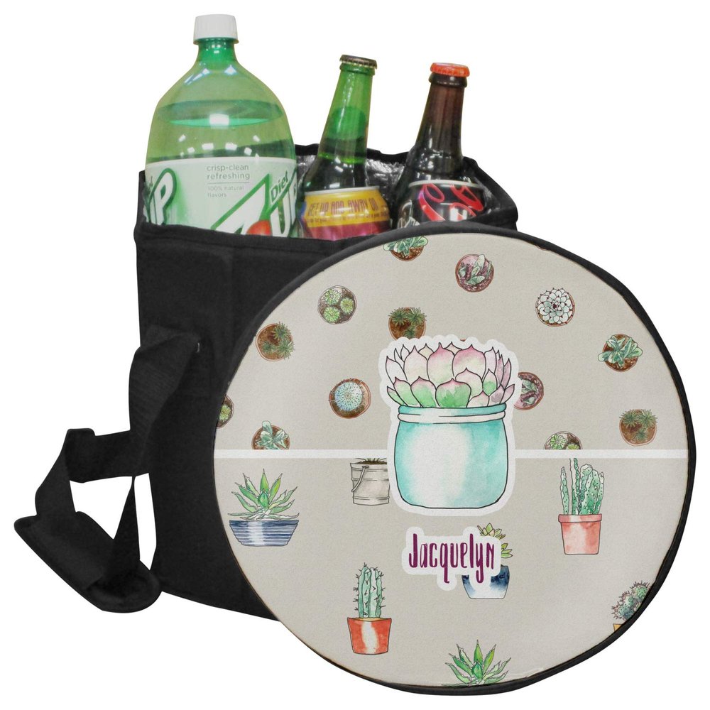 YouCustomizeIt Personalized Cactus Collapsible Cooler & Seat