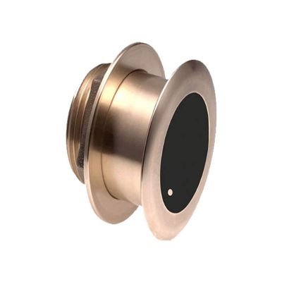 Furuno B175HW/12 High-Frequency, Wide-Beam Chirp Transducer with Temperature - Bronze Thru-Hull with 12 Degree Tilt