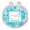 YouCustomizeIt Personalized Lace Golf Ball Marker - Hat Clip - Silver view 1