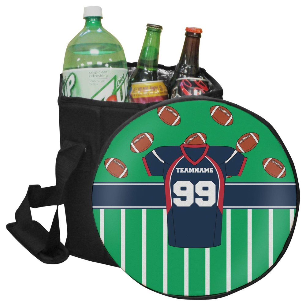 YouCustomizeIt Personalized Football Jersey Collapsible Cooler & Seat