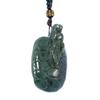 2.1" China Certified Nature Hetian Nephrite Jade Wealth Turtle Dragon Hand Carved Pendant 2496 view 2