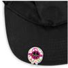 YouCustomizeIt Personalized Peace Sign Golf Ball Marker - Hat Clip - Silver view 2