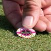 YouCustomizeIt Personalized Peace Sign Golf Ball Marker - Hat Clip - Silver view 4