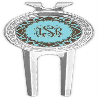 YouCustomizeIt Personalized Floral Golf Divot Tool & Ball Marker