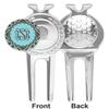 YouCustomizeIt Personalized Floral Golf Divot Tool & Ball Marker view 2