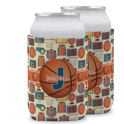 Personalized Basketball Can Cooler (12 oz) w/Name or Text
