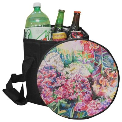 YouCustomizeIt Watercolor Floral Collapsible Cooler & Seat