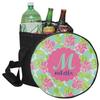 YouCustomizeIt Personalized Preppy Hibiscus Collapsible Cooler & Seat view 1