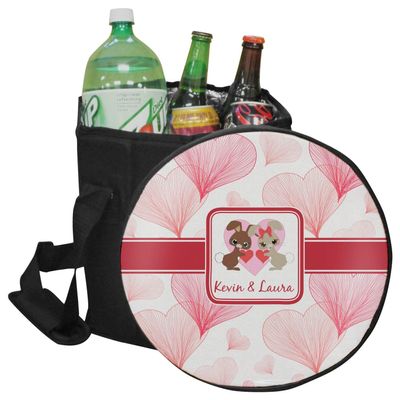YouCustomizeIt Personalized Hearts & Bunnies Collapsible Cooler & Seat