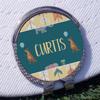 YouCustomizeIt Personalized Animal Friend Birthday Golf Ball Marker - Hat Clip - Silver view 3