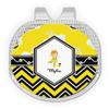 YouCustomizeIt Personalized Buzzing Bee Golf Ball Marker - Hat Clip - Silver view 1