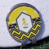 YouCustomizeIt Personalized Buzzing Bee Golf Ball Marker - Hat Clip - Silver view 3