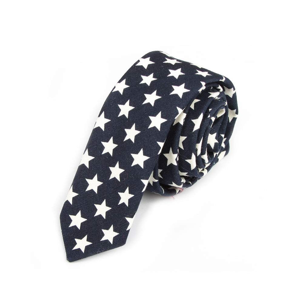 Men Cotton Double Sided Embroid Trend Necktie Brede Floral Stripe Tie 56 Colors (C23)