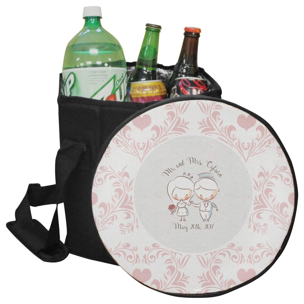 YouCustomizeIt Personalized Wedding People Collapsible Cooler & Seat