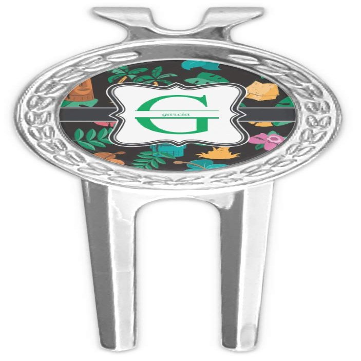 YouCustomizeIt Personalized Hawaiian Masks Golf Divot Tool & Ball Marker