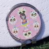 YouCustomizeIt Personalized Kids Sugar Skulls Golf Ball Marker - Hat Clip - Silver view 3