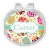 YouCustomizeIt Personalized Easter Eggs Golf Ball Marker - Hat Clip - Silver view 1
