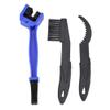 3pcs Cleaning Tool Set Chain Crank Sprocket Cleaning Tool Washing Brushes Tackle Kit Accessory for Road Mountain Cycling