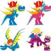 Personalized Dragons Water Bottle - 17 oz. - Stainless Steel - Full Color Printing view 4