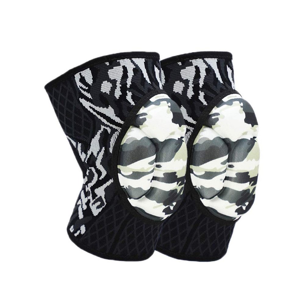 Kmgjc Collision Avoidance Knee Sleeve, Knee Pain Relief Meniscus Tear, Faster Injury Recovery (one Pair) (Color : Gray)