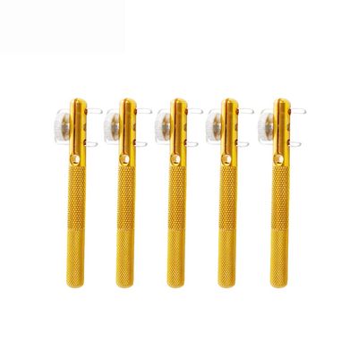 Dofover Fishing Line Knot Tying Tool Aluminum Alloy Fishing Hook Knot Tying Tool Double-Headed Needle Fishing Line Hook Device Knot Tyer (5 Pack)