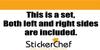 Golf Cart Decals Accessories Two Color Go Cart Stickers GCA1215 view 3
