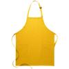 DayStar Apparel 230 Two Patch Pocket Bib Apron (6 Pack), Yellow view 1