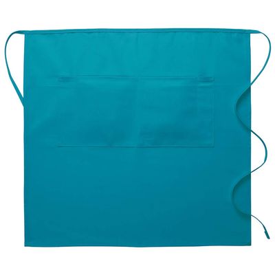 DayStar Apparel 124 3/4 Bistro Apron w/Center Divided Pocket (6 Pack), Turquoise