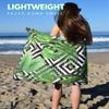ECCOSOPHY Microfiber Beach Towel -Sand Free Towels are Quick Dry, Light Weight, Super Absorbent-Perfect Pool, Travel, Cruise, Camping Essentials-Oversized Extra Large for Adults (Madagascar) view 3