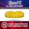 Impact Quick-Fit All Sports Mouthguard Boxing, MMA, Lacrosse, Football, Hockey, Basketball,Jiu-Jitsu, and More, Breathable Mouthguard for Adults, Yellow view 2