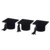 Amosfun 3Pcs Graduation Cap Jewelry Box Creative Hat Ring Box Display Holder Case for Graduation Proposal Wedding Ceremony Birthday Engagement Party view 2