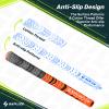 SAPLIZE Cross Cord Golf Grips Set of 13 Grips with Tape or Full Regripping Kit, Std/Mid/Jumbo, Low Taper Design, Multi-compound Hybrid, Anti-Slip Golf Club Grips, CL03 Series, Standard, Orange view 3