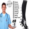 Physix Gear Compression Socks - Best Men & Womens Compression Socks for Circulation, Running, Nurses, Athletic Use Sock Compression, Blood Pressure Socks, Calcetines de, Black/Grey Flower, L/XL view 4