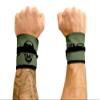 Gymreapers Strength Wrist Wraps for Cross Training, Olympic Lifting, Strength Training, WOD Workouts - Strong Wrist Support for Men and Women - Fits All Wrist Sizes | Men and Women (Ranger Green) view 2