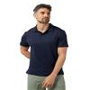 32 Degrees Men's Cool Classic Polo | Slim Fit | Moisture Wicking | 4-Way Stretch | Golf | Tennis, Navy, Large