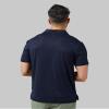32 Degrees Men's Cool Classic Polo | Slim Fit | Moisture Wicking | 4-Way Stretch | Golf | Tennis, Navy, Large view 4