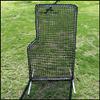 Jones Sports 4ft x 7ft L-Net Screen #84HDPE-120Ply NET ONLY, Black Polyethylene, Hook & Loop, Truck view 1